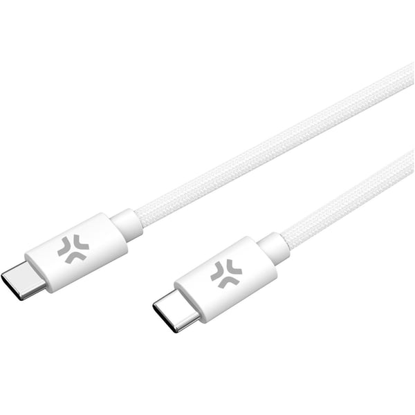 USB-C - USB-C kabel 60W 1,5 m Hvit USB-C - USB-C kabel 60W 1,5 m Hvit