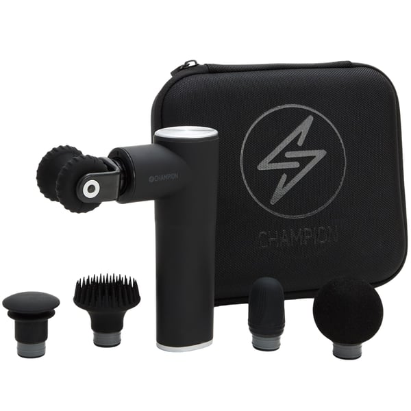 Massagepistol Compact Power 3300RPM 1800mAh MG400 Sort/Sølv
