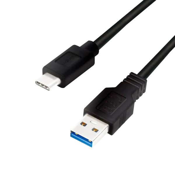 USB-A - USB-C-kaapeli USB 3.2 Gen1 15W 0,5m