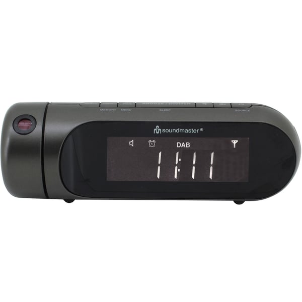 DAB+/FM-RDS Klokkeradio med projeksjon