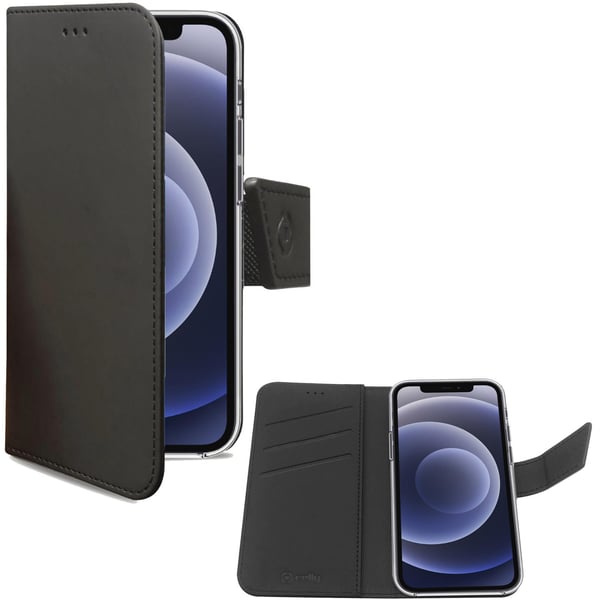 Lompakkokotelo iPhone 13 musta