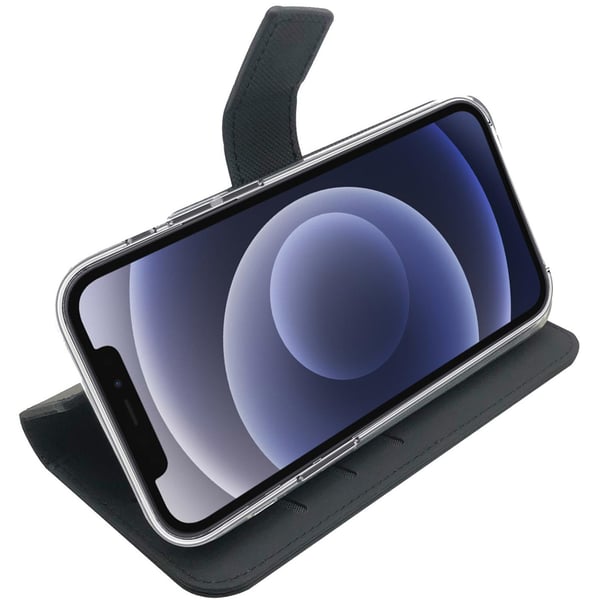 Lompakkokotelo iPhone 13 musta