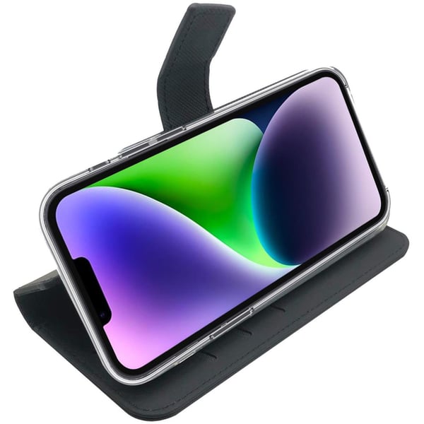 Wallet Case iPhone 14 Plus Svart