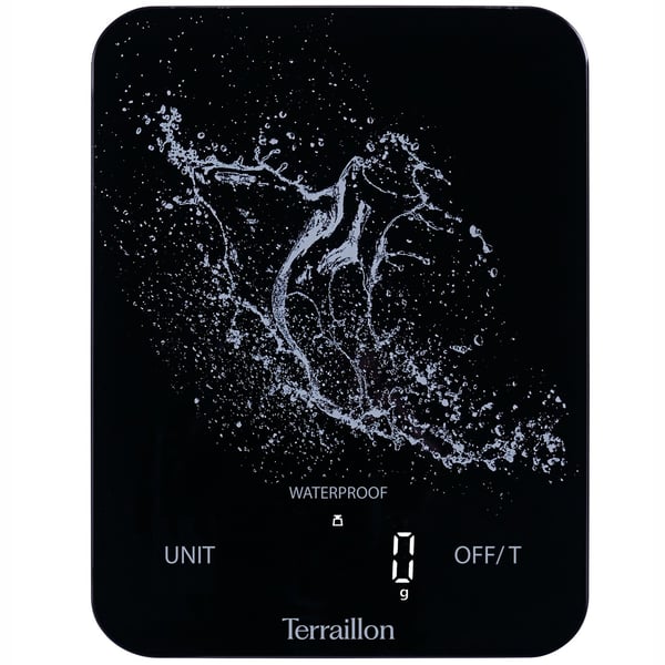 Keittiövaaka Aqua Resist ladattava usb-c, 8 kg