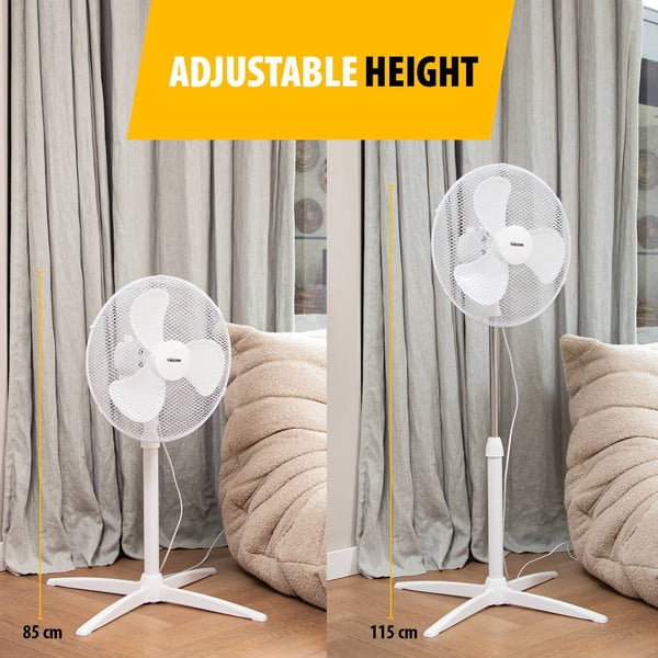 Lattiatuuletin 23cm Säädettävä korkeus 85-115 cm