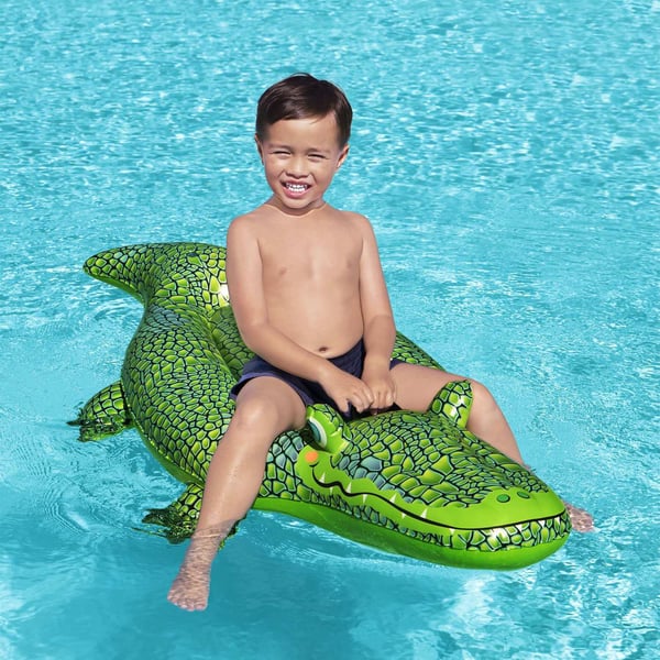Bademadras Buddy Crocodile Ride-On 1,52m x 71cm