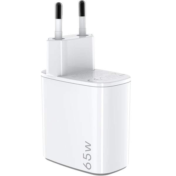 USB-lader GaN 1 x USB-A + 2 x USB-C PD 65W