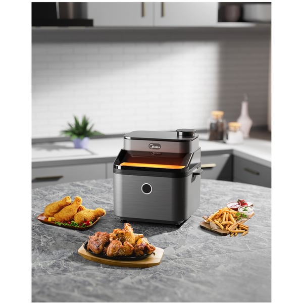 Airfryer med Juicylock og Window 7 liter