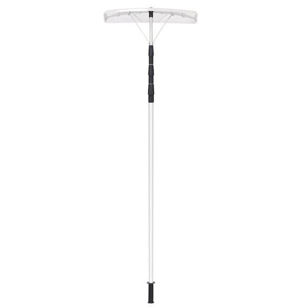 201-630 cm snöskyffel i aluminium med gummiläppen snöröjare för tak