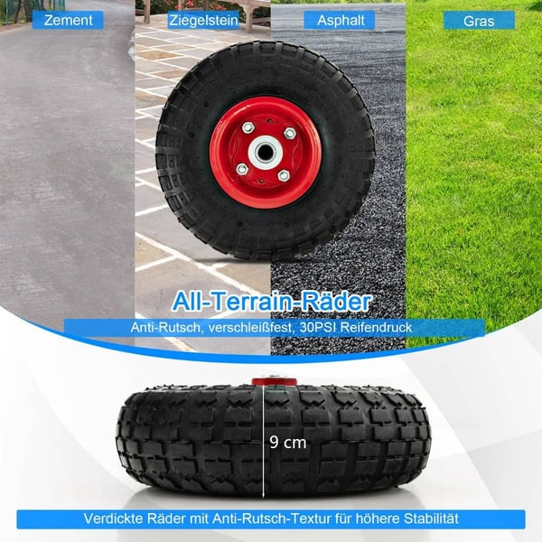 Vedvogn av metall med hjul opp til 100 kg vedvogn vedvogn vedvogn