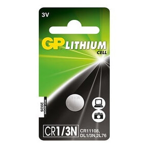 GP Lithium Coin Cell CR1/3N, CR11108 1-pakning