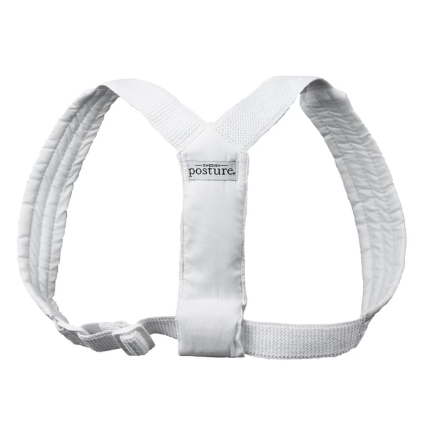 SWEDISH POSTURE Junior 6-12 vuotta White Posture Brace