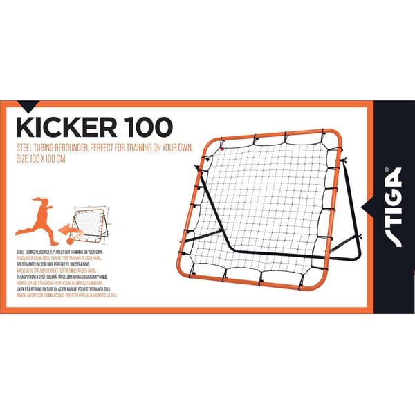 FB Rebounder Kicker 100 Sort/Orange