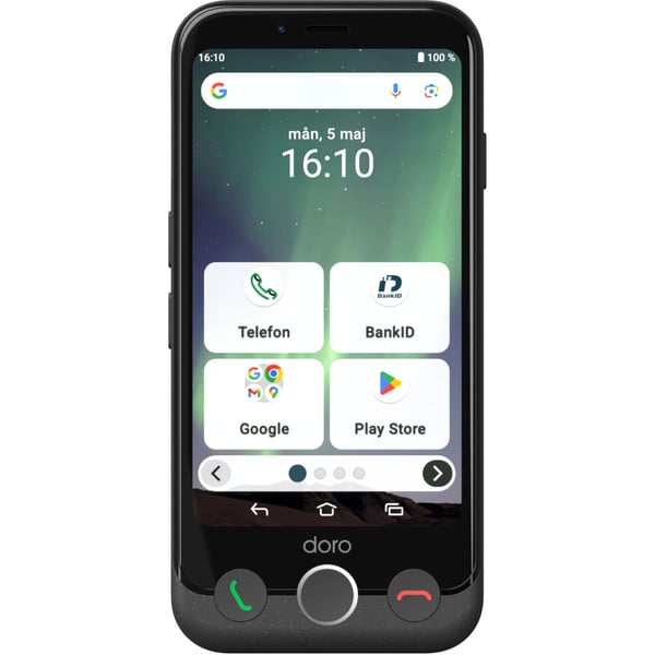 Smartphone 4G Aurora A11 Grafitgrå