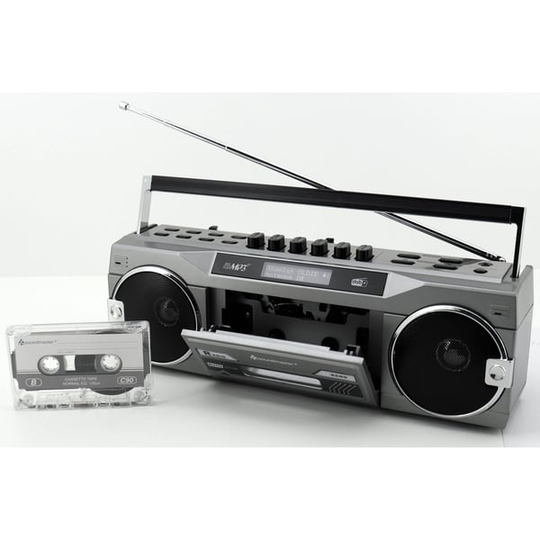 Kassettradio Stereo Bluetooth SRR80TI Sølv