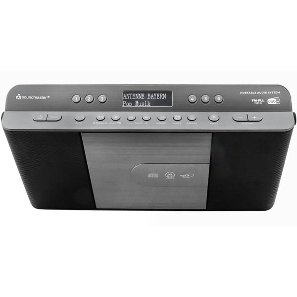 Radio Quick Select CD Bærbar RCD1870SW Sort/Sølvgrå