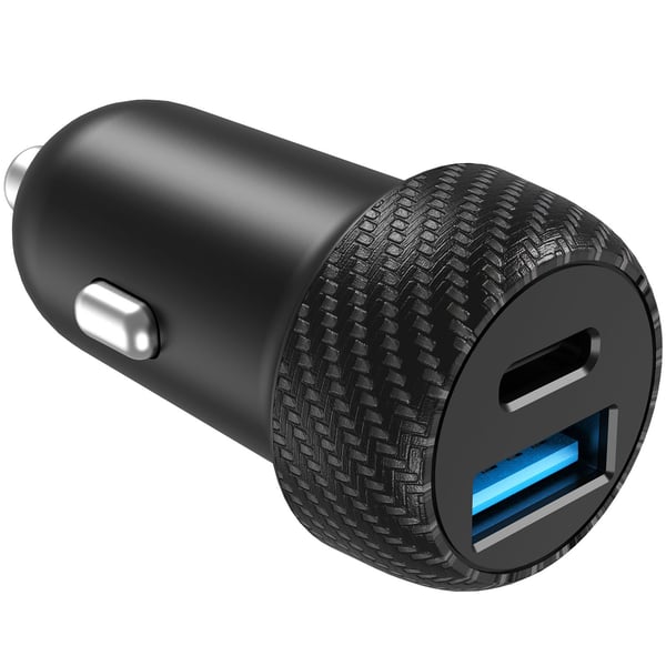 Billaddare 1xUSB-C PD 1xUSB-A 45W