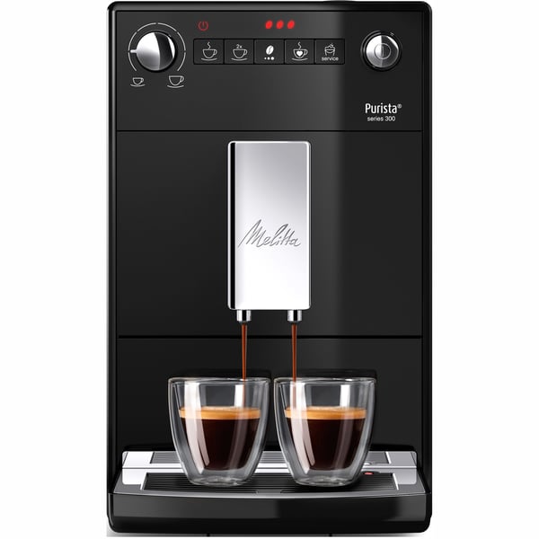 Automatisk kaffemaskin, slank design, stillekvern