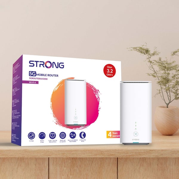 5G WiFi 6-ruter, AX3000, opptil 3,2 Gbps hastighet