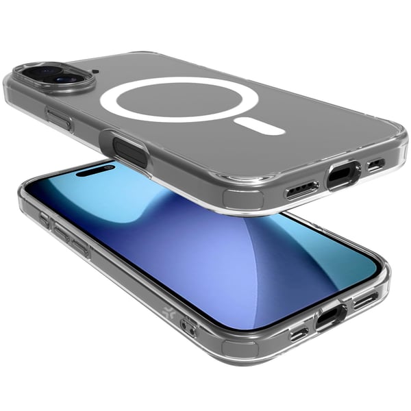 MagSafe-kompatibel iPhone 17 TPU-deksel – Gjennomsiktig