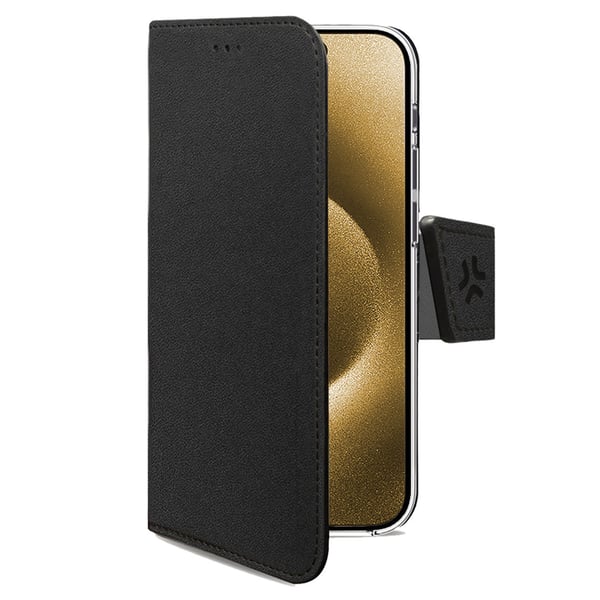 iPhone 17 Pro Max plånboksfodral, svart, ekologiskt läder