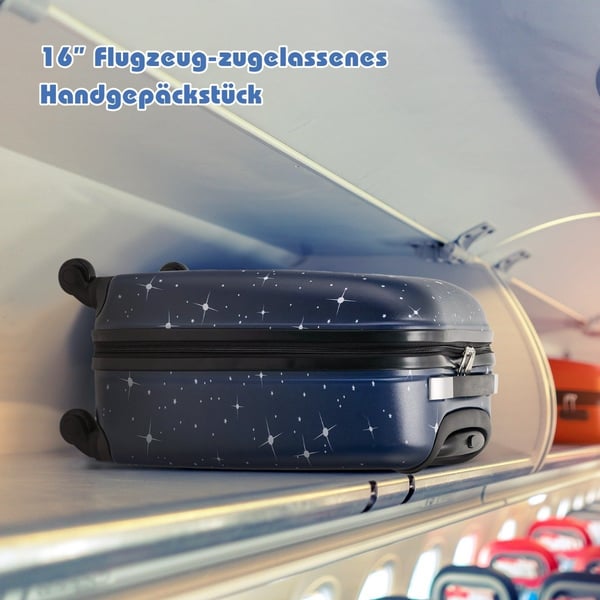 Barns 5-delade bagageset med 16" resväska och ryggsäck