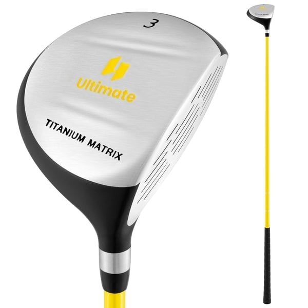 Junior Golf Fairway Wood #3, 34"" glasfiberskaft, RH
