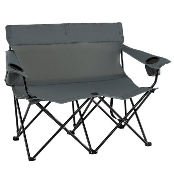Camping Loveseat -tuoli 2 hengelle, Mukinpidikkeet ja -laukku