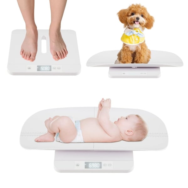 Digital babyvægt med aftagelig bakke, 50-150 kg rækkevidde