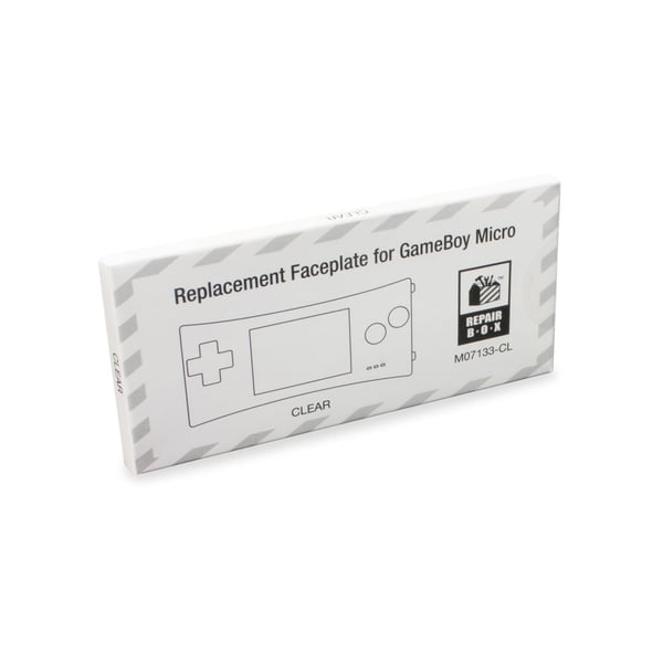 Faceplate Kompatibel med Nintendo Gameboy Micro Transparent