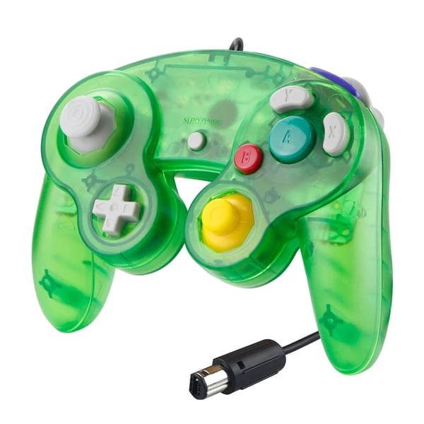 Handkontroll Kompatibel med Nintendo GameCube / Wii Transparent/Grön