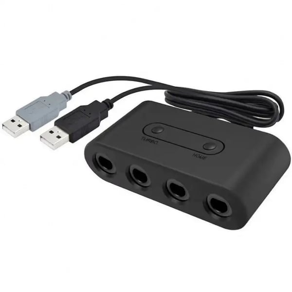 GameCube Handkontroll Adapter till USB Kompatibel med Switch / PC / Wii / Wii U GameCube Handkontroll Adapter till USB Kompatibel med Switch / PC / Wii / Wii U