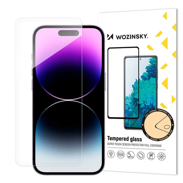 Härdat skyddsglas 9H Apple iPhone 15 Plus (3-Pack)