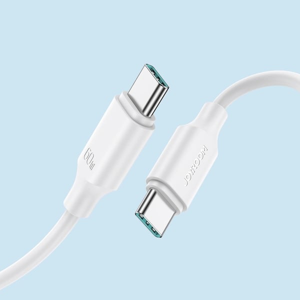 Joyroom USB C Till USB C Kabel 1m - Vit