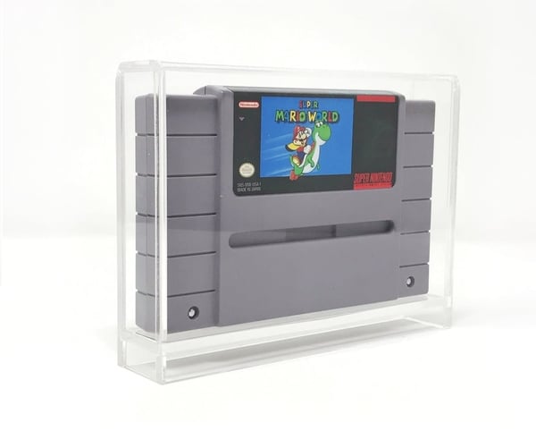 Niotek Akrylbox Super Nintendo Cart (PAL) (2st) REA!!
