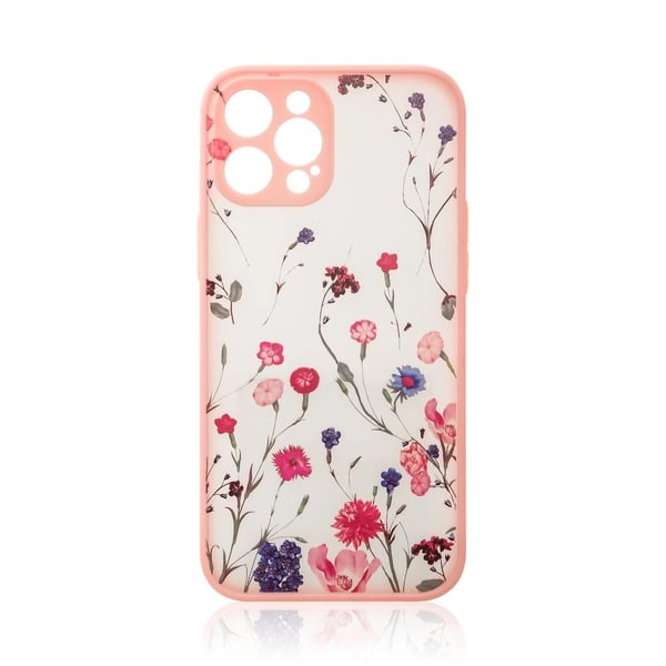 Design Case Skal med Ram iPhone 12 Pro - Rosa