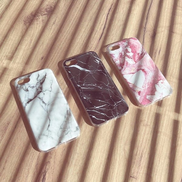 Wozinsky Marble Case Skal iPhone 13 Pro - Vit