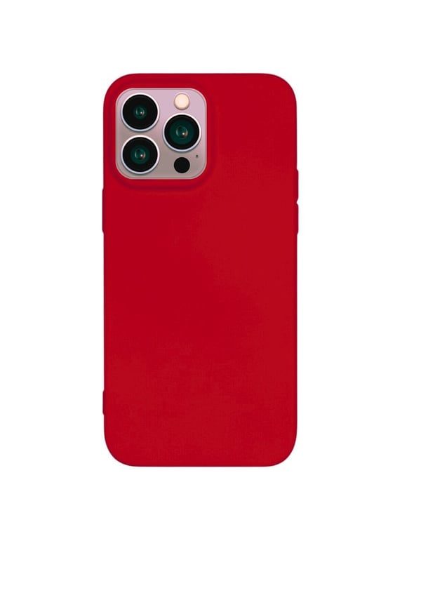 Silikonskal till iPhone 13 Pro Max Röd