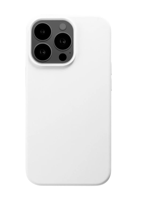 Skal i PET till iPhone 13 Pro Max Transparent vit