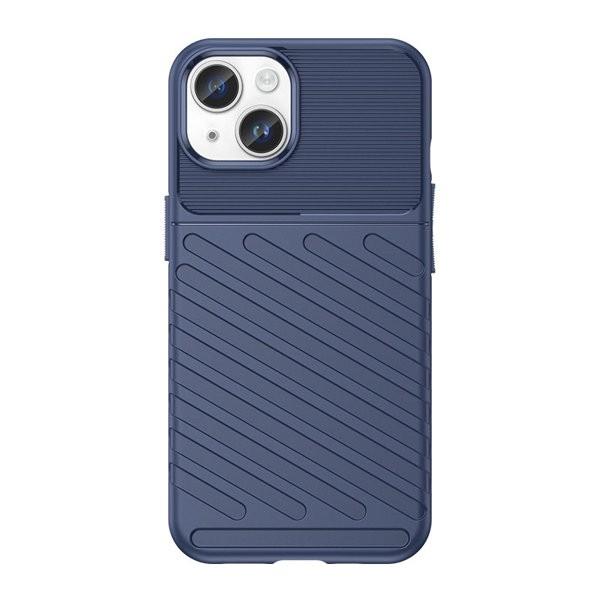 Thunder Case Pansarskal iPhone 15 Plus - Mörkblå