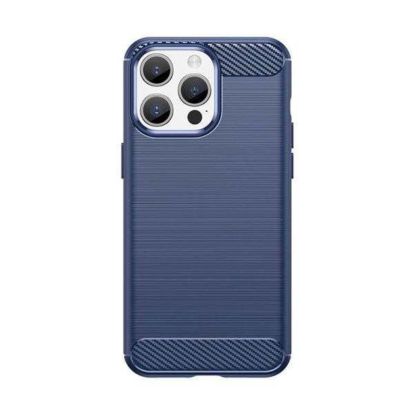 Carbon Case Skal iPhone 15 Pro - Mörkblå