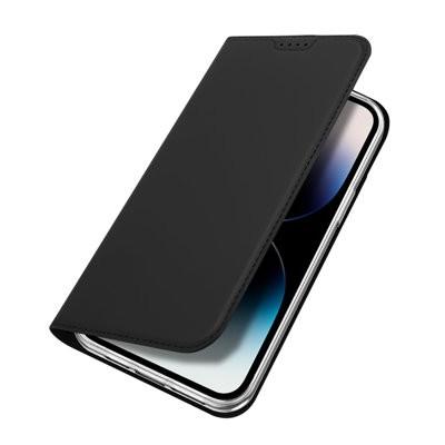 Dux Ducis Skin Pro Magnetisk Flip Fodral med Korthållare iPhone 15 Pro - Svart