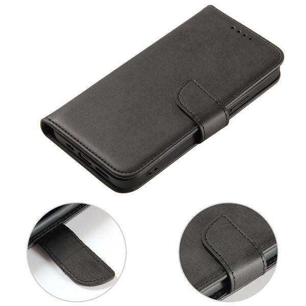 Magnet Case Flip Fodral med Ställ och Plånbok iPhone 14 Pro - Svart