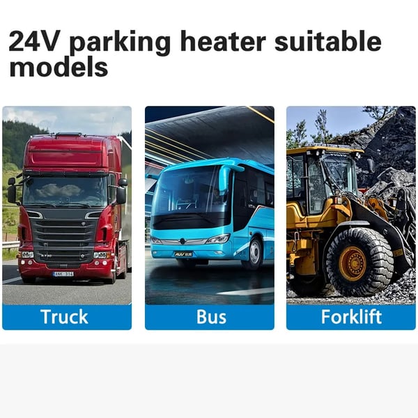 5KW 24V dieselluftvärmare, fordonsvärmare, snabb uppvärmning, intelligent konstant temperatur, miljövänligt material