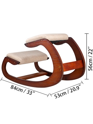 ergonomisk knästol för olika applikationer, 100kg lastkapacitet, bredare sitt- och knäskydd, hög stabilitet, bra hållningskorrigering