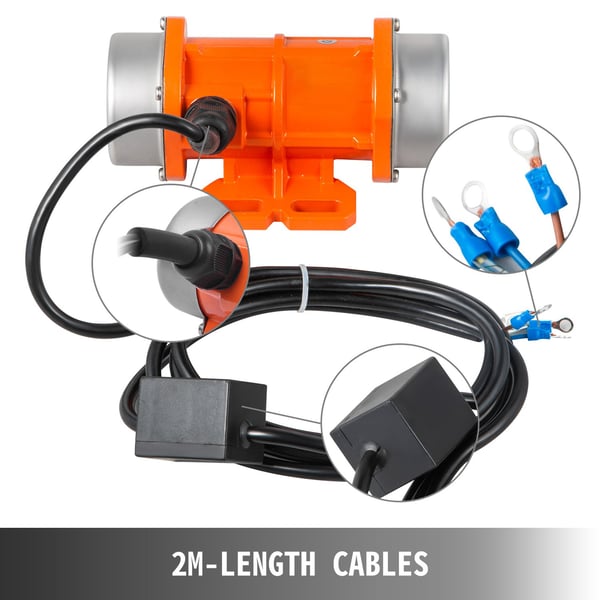 90W 220V 3600rpm 48kg vibrationskraft betongvibrationsmotor, justerbar exciteringskraft, smidig och energibesparande drift