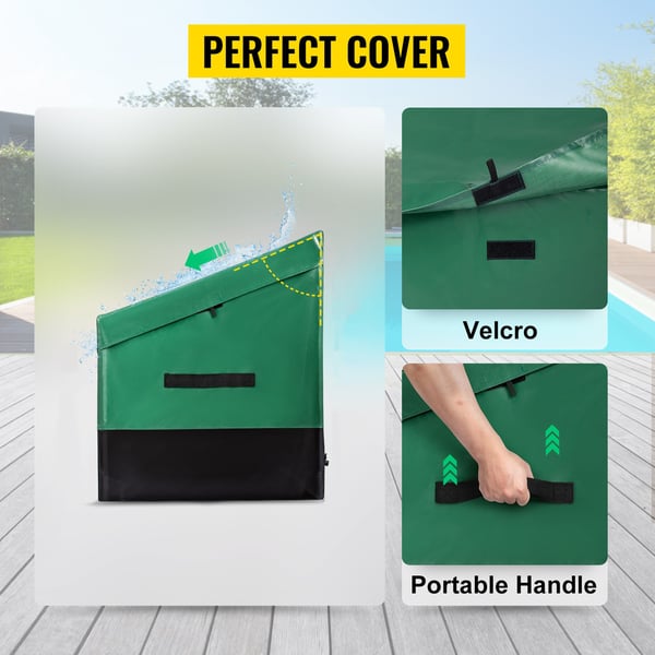150 gallon 155x63x75x52cm portabel utomhusförvaringslåda med nätventil, högkvalitativt material, lätt att montera