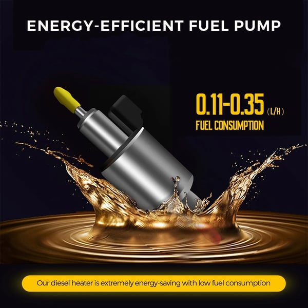 5kW 12V dieselluftvärmare, bilvärmare, smart konstant temperatur, snabb uppvärmning, lågt ljud, låg bränsleförbrukning