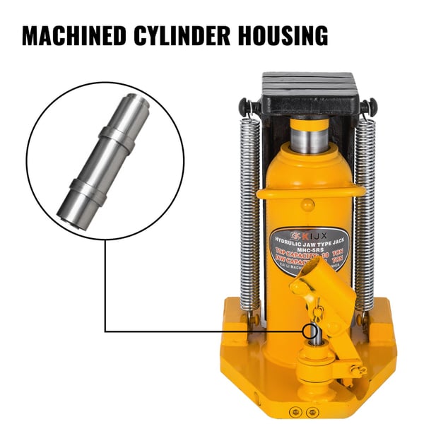 10 ton 145mm lyfthöjd hydraulisk tådomkraft, 2 lyftmetoder, stor kapacitet, robust och hållbar, säker och bekväm att använda