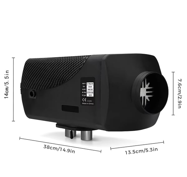 8KW 12V/24V dieselluftvärmare för husbil/släp/hem med Bluetooth APP-kontroll, intelligent konstant temperatur